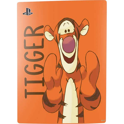 Disney Winnie the Pooh Tigget Portrait PS5 Digital Edition Console Skin